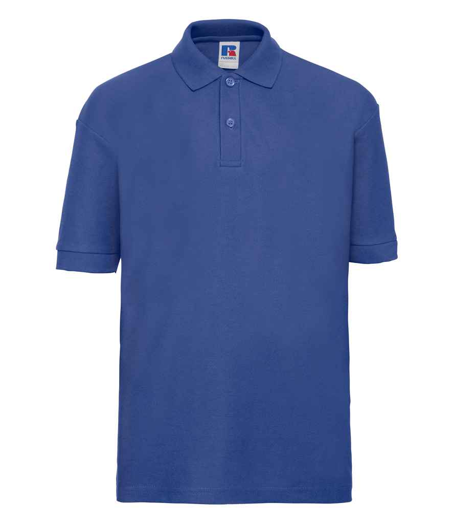[539B BRO 3-4] Russell Schoolgear Kids Poly/Cotton Piqué Polo Shirt (3-4, Bright Royal)