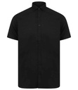 Henbury Modern Short Sleeve Slim Fit Oxford Shirt