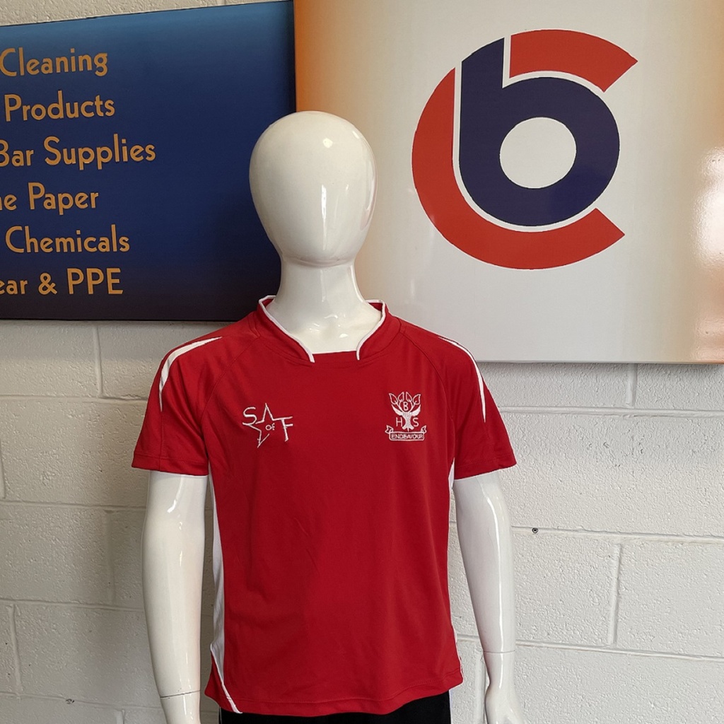 Kids SOL'S Maracana 2 Contrast T-Shirt with School of Football Embroidered Logo's