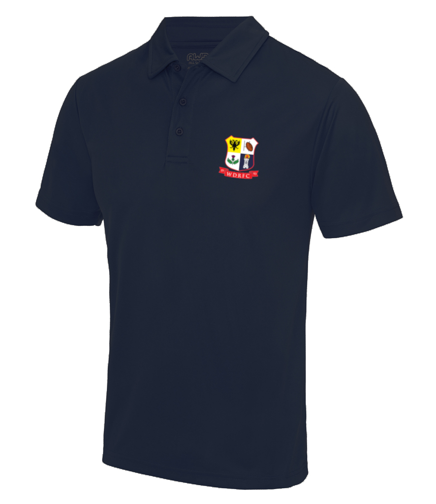 [WDRFC-JC040-S] AWDis Cool Polo Shirt with WDRFC logo (Small)