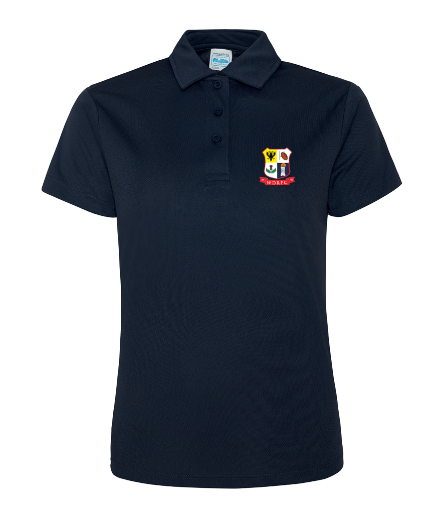 [WDRFC-JC045-XS] AWDis Ladies Cool Polo Shirt with WDRFC Logo (XS)