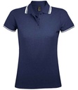 SOL'S Ladies Pasadena Tipped Cotton Piqué Polo Shirt