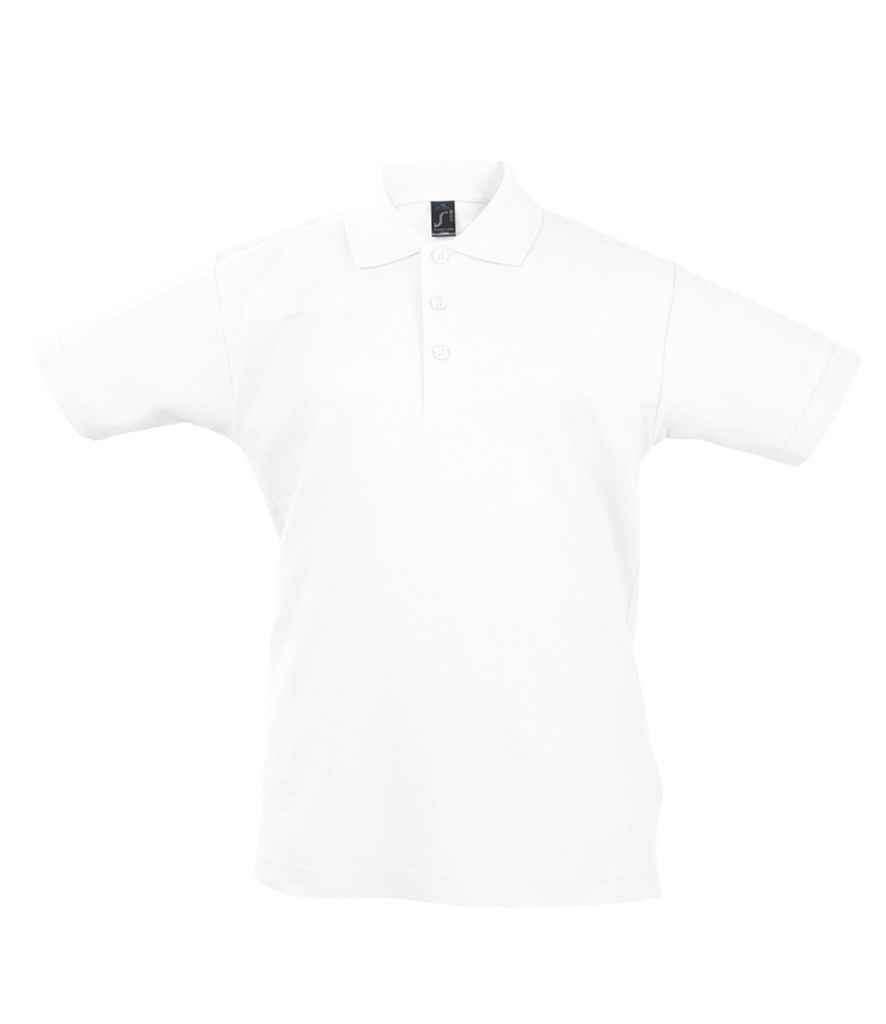 SOL'S Kids Summer II Cotton Piqué Polo Shirt (Atoll Blue)