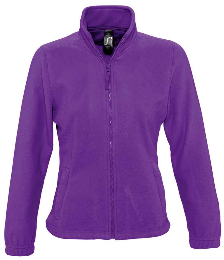 [54500 DKP S] SOL'S Ladies North Fleece Jacket (S, Dark Purple)