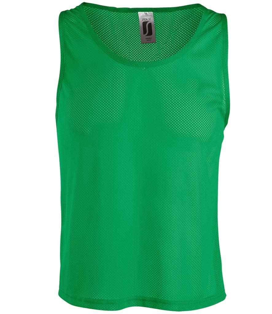[90210 BGN XS] SOL'S Anfield Bib (XS, Bright Green)