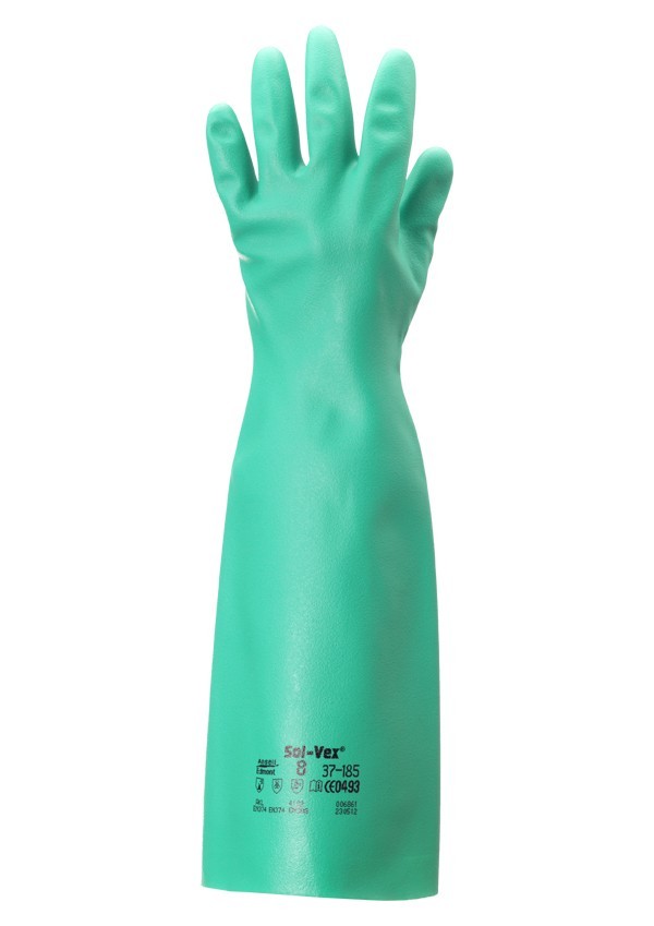 Solvex Green Nitrile Gloves (8)