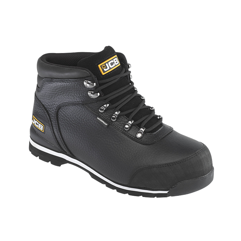 JCB 3CX Safety Boots in Black S3
