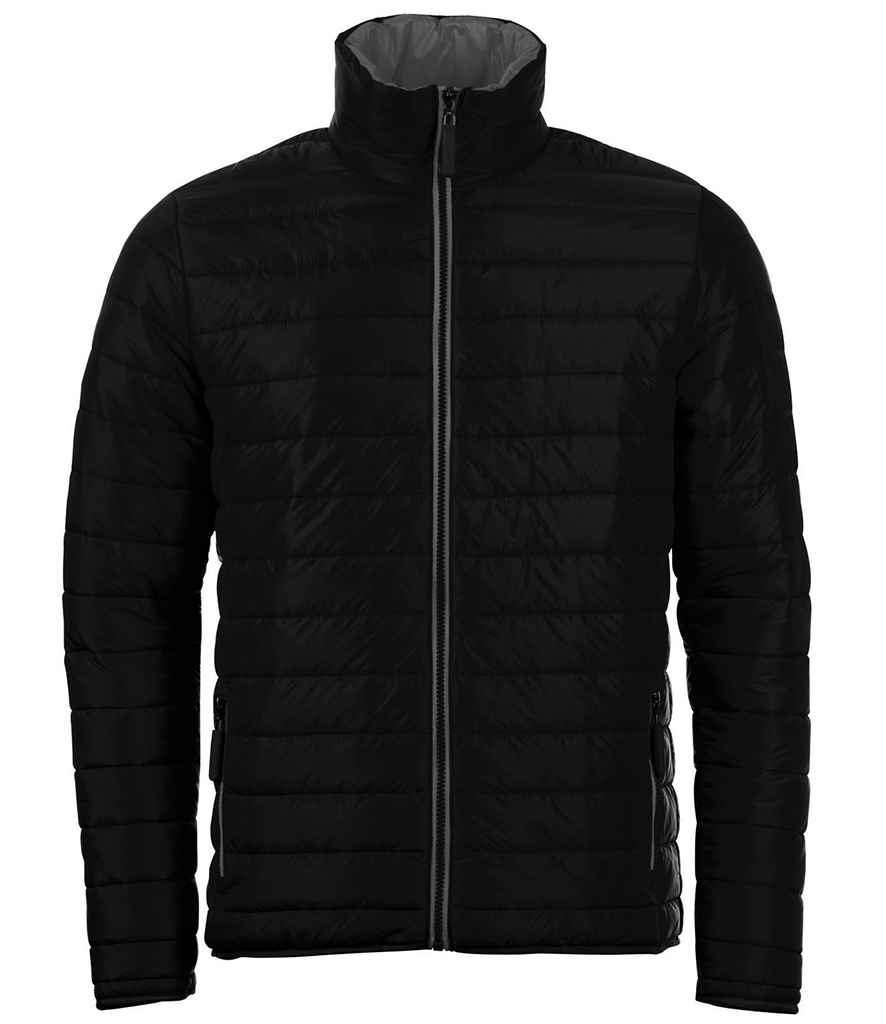 [01193 BLK S] SOL'S Ride Padded Jacket (S, Black)
