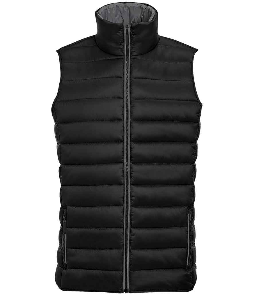 [01436 BLK S] SOL'S Wave Bodywarmer (S, Black)