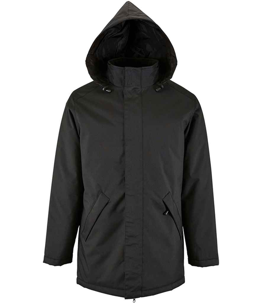 [02109 BLK XS] SOL'S Unisex Robyn Padded Jacket (XS, Black)