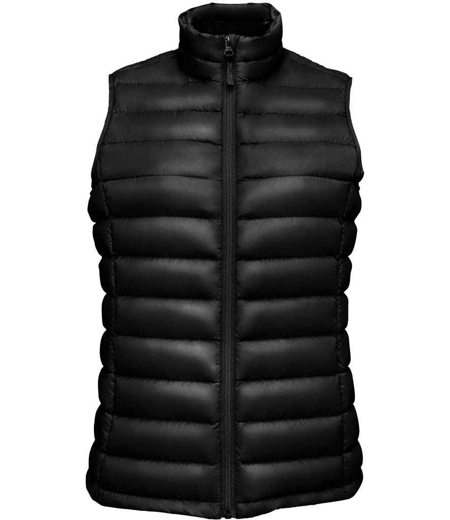 [02890 BLK S] SOL'S Ladies Wilson Lightweight Padded Bodywarmer (S, Black)