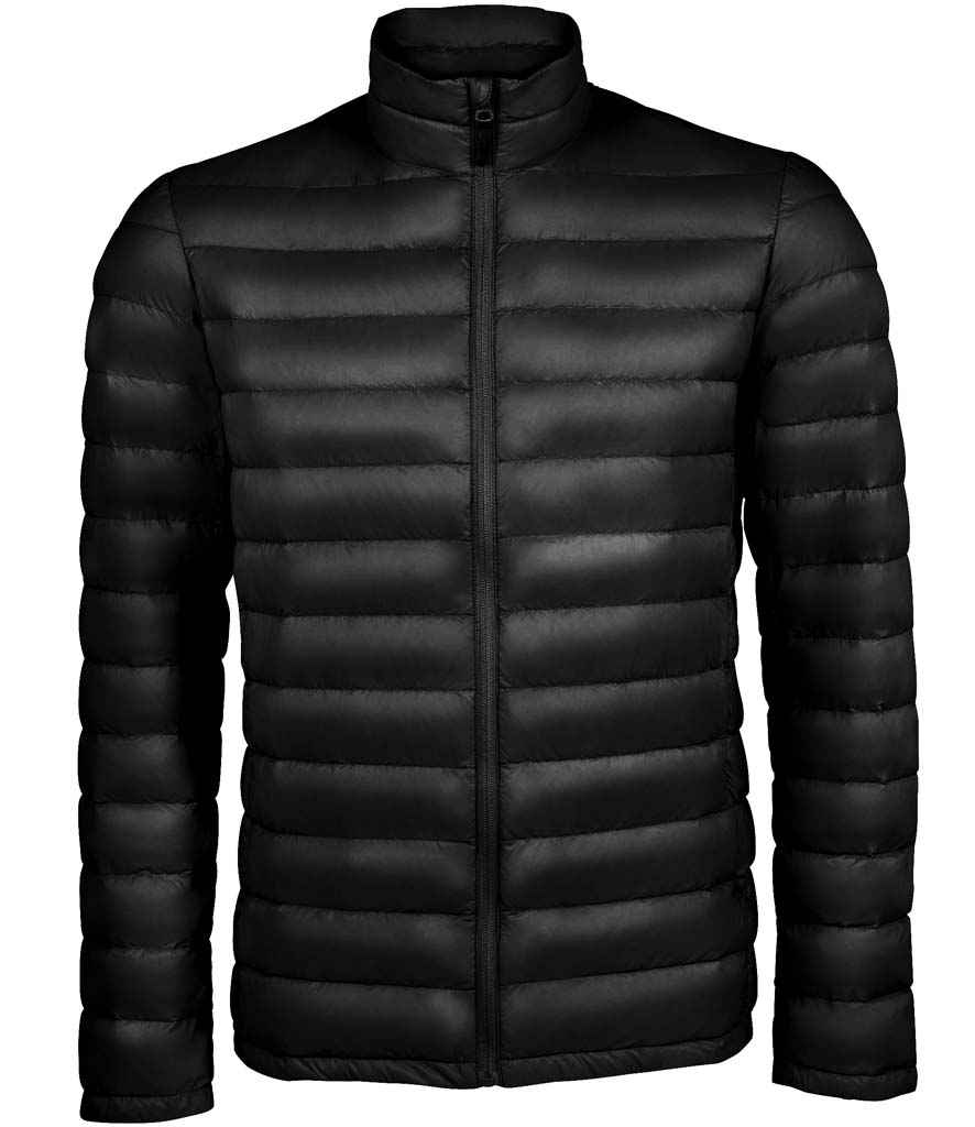 [02898 BLK S] SOL'S Wilson Lightweight Padded Jacket (S, Black)