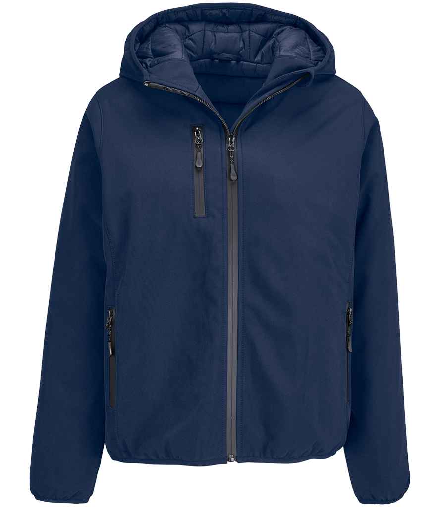 [04450 AYB S] SOL'S Ladies Falcon Padded Soft Shell Jacket (S, Abyss Blue)