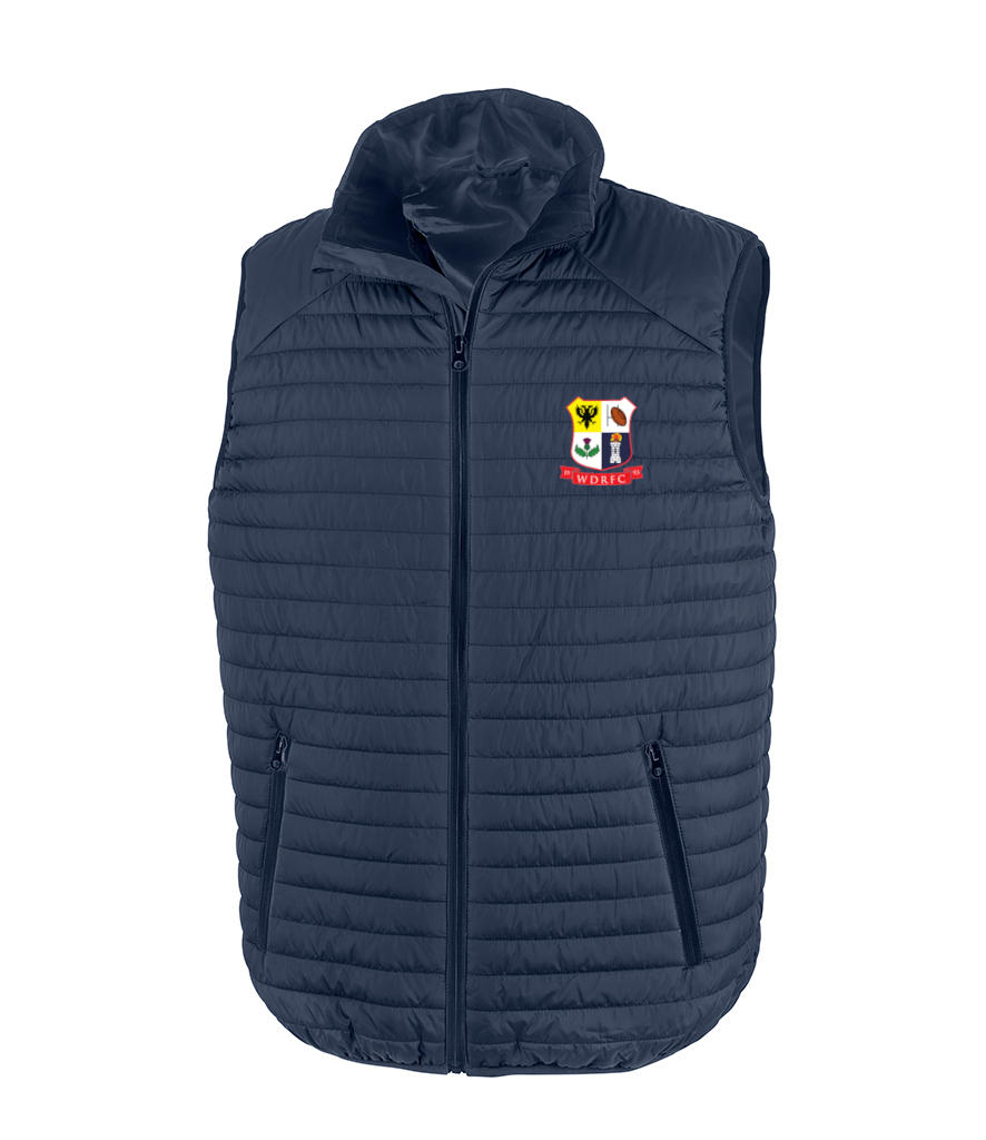 Result Genuine Recycled Thermoquilt Gilet with WDRFC Logo