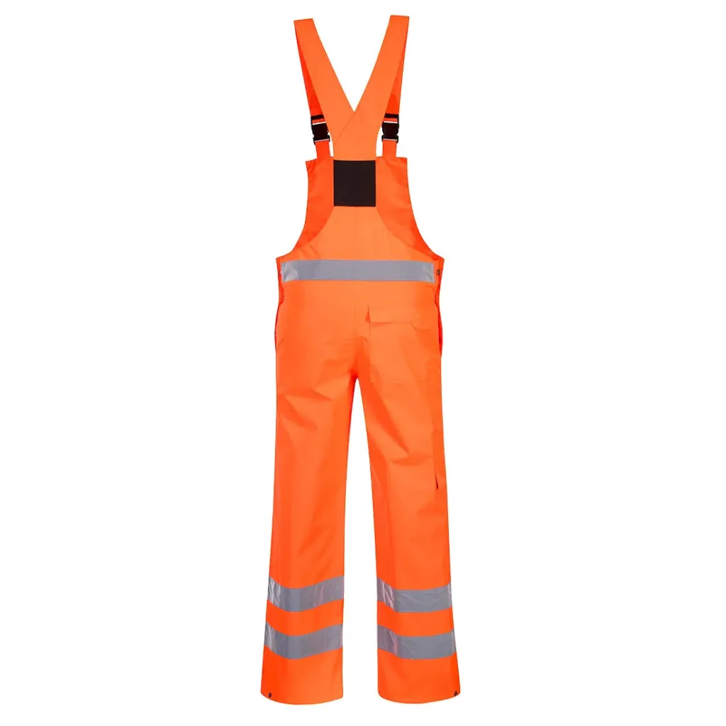 S388 - Hi-Vis Breathable Rain Bib and Brace