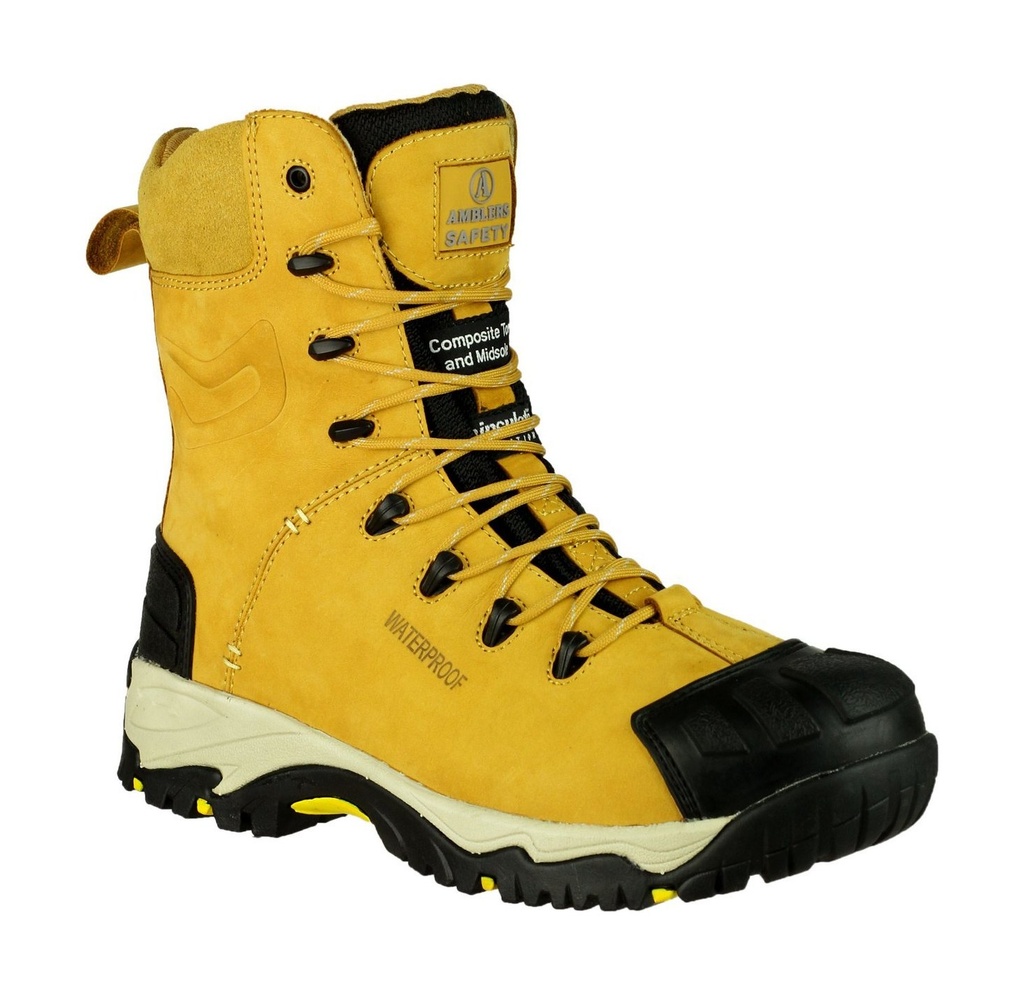 Amblers Waterproof Safety Boots with side Zip