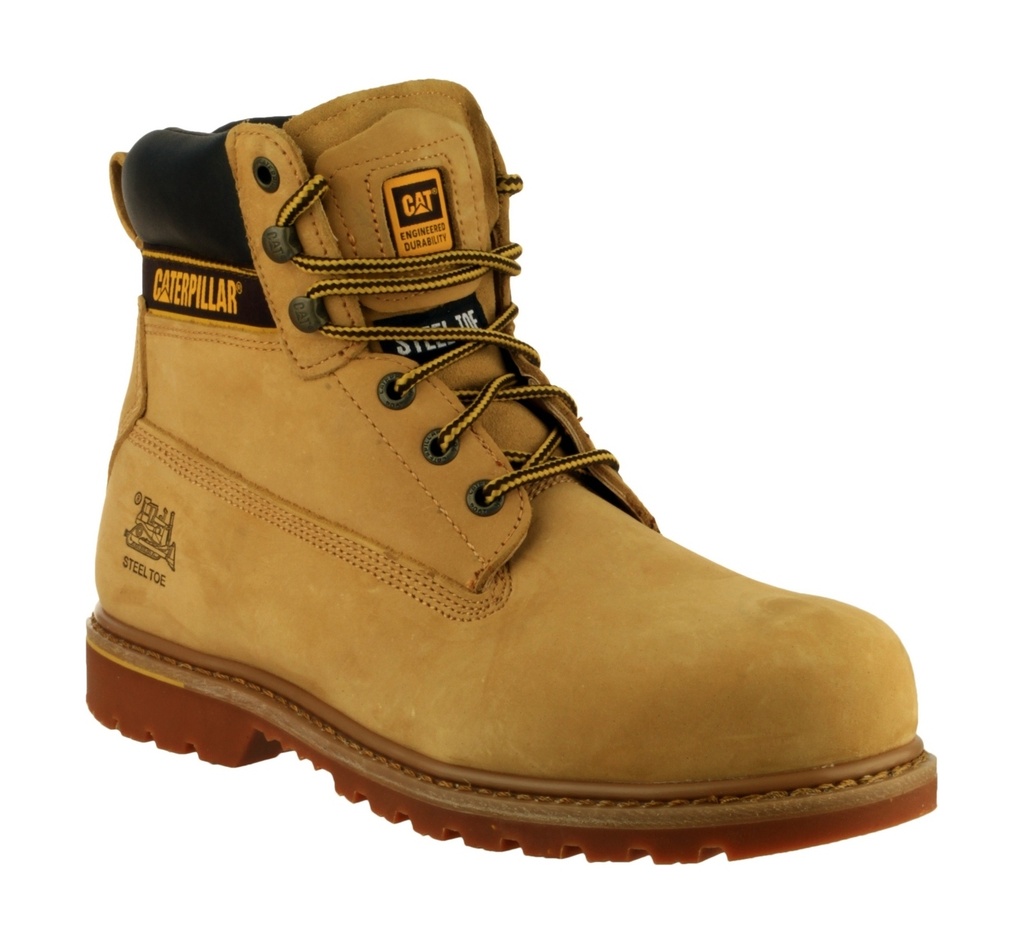 Caterpillar Holton Safety Boots in Honey