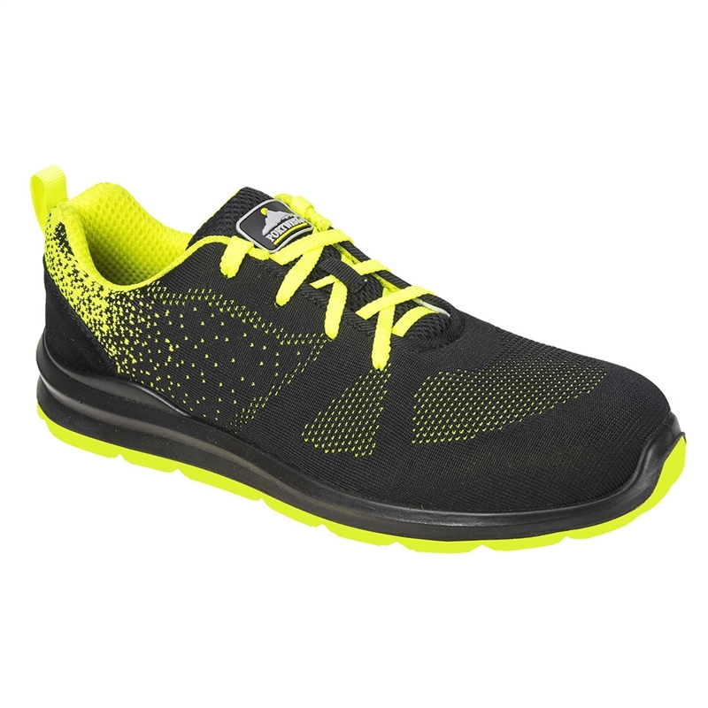 Steelite Aire Trainer S1P (Black/Green, 36)