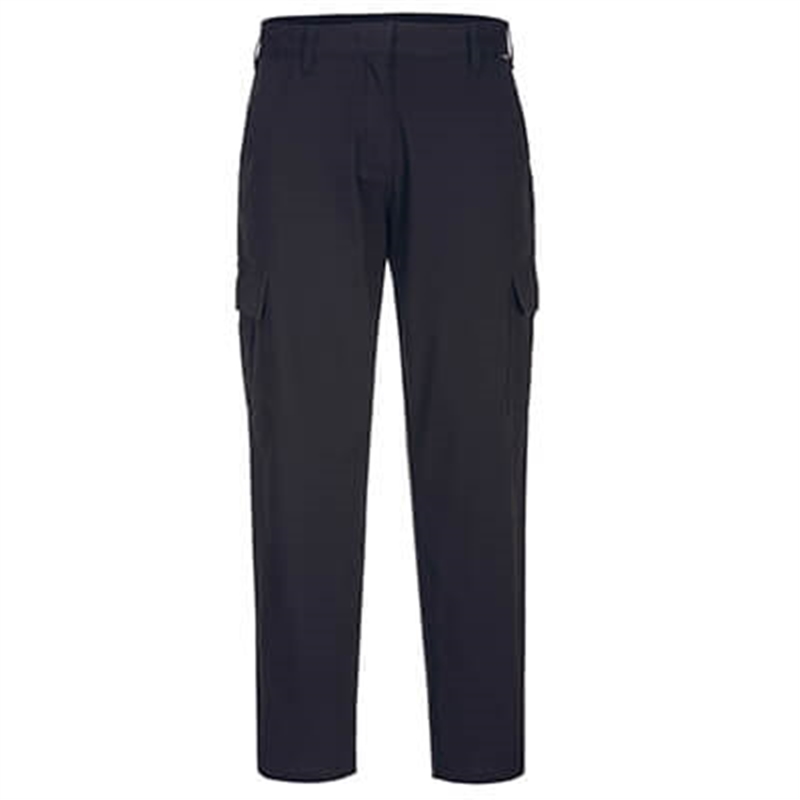 Women's Stretch Cargo Trouser (Black, 26)