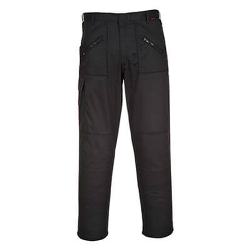 Stretch Action Trouser (Black, 28)