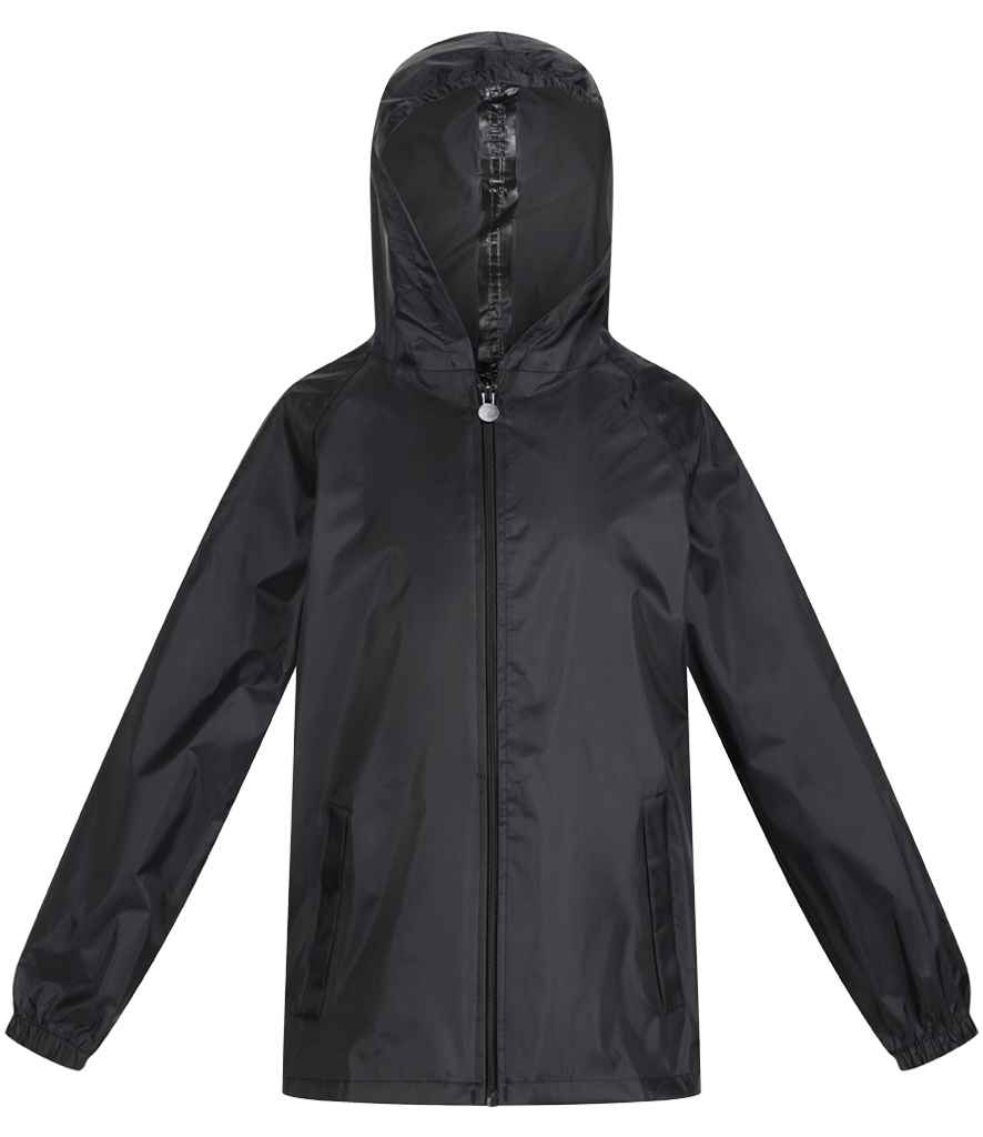 [RG256 BLK 3-4] Regatta Kids Pro Stormbreak Waterproof Jacket (3-4, Black)