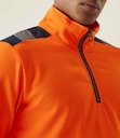 Regatta High Visibility Pro 1/4 Zip Sweatshirt