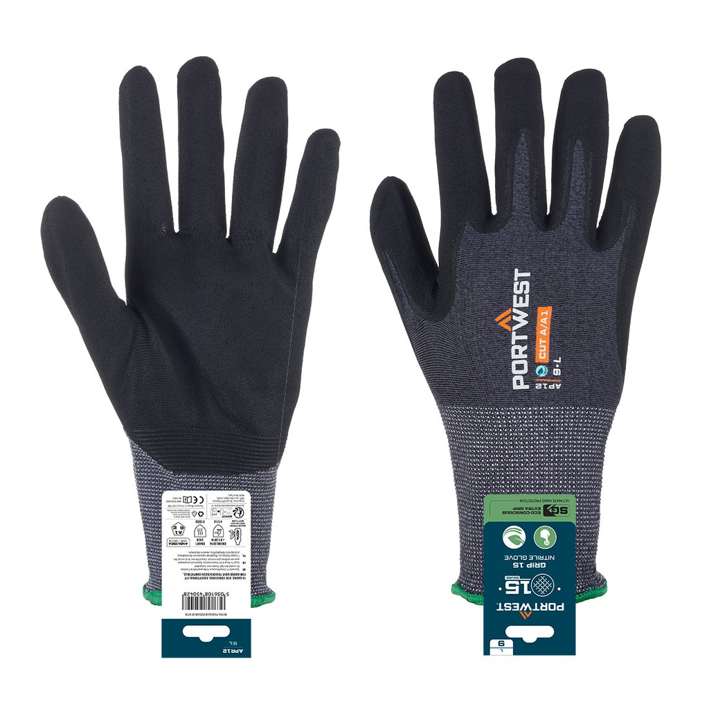 [APR12G8RXS] SG Grip 15 Nitrile Glove (Retail) (XS)