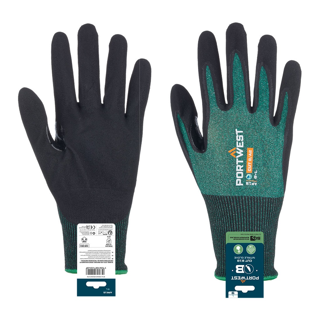 [APR15E8RXS] SG Cut B18 Nitrile Glove (Retail) (XS)