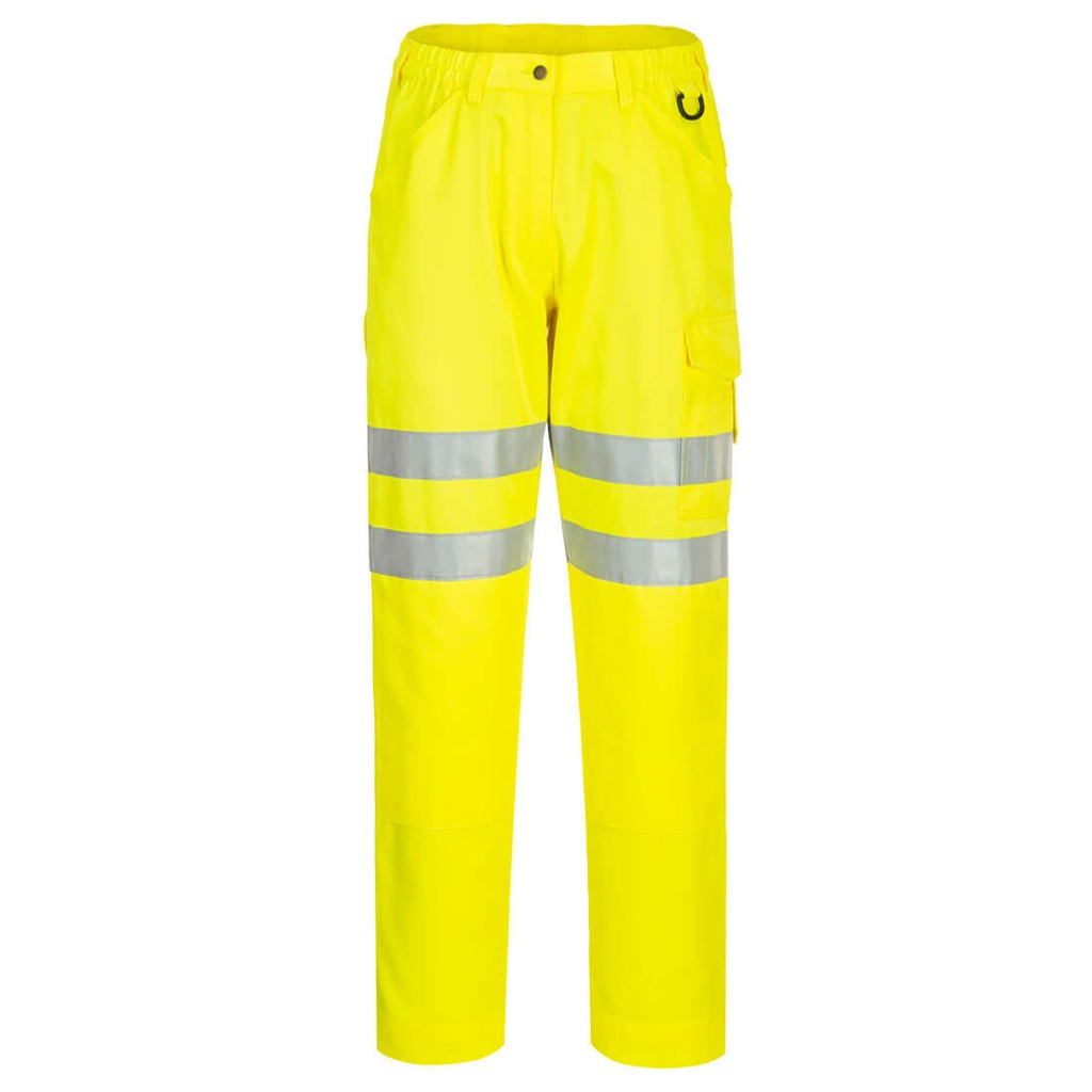 [EC40YER28] Eco Hi-Vis Work Trousers (28, Yellow)