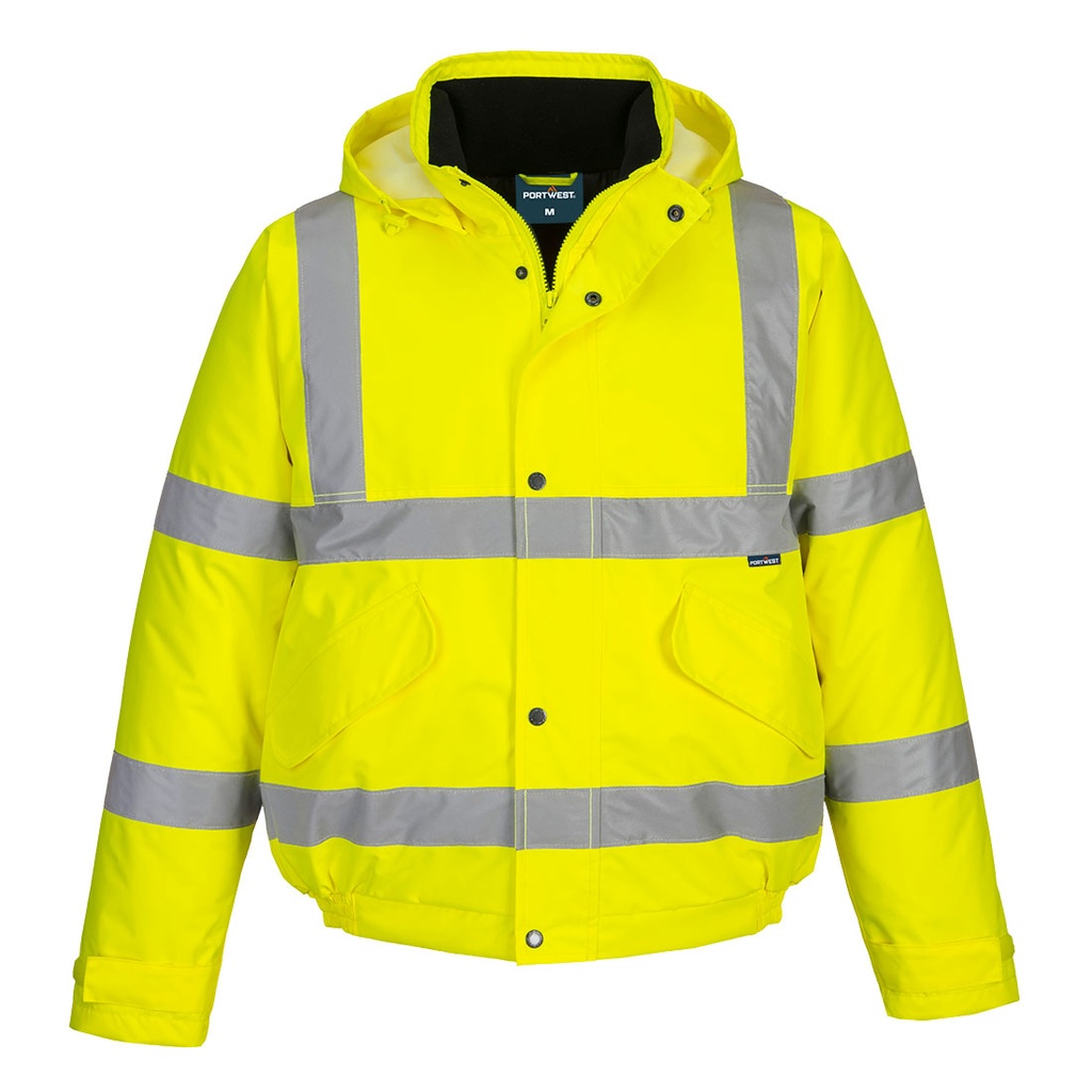 [ES463YERXS] ES1 Essential Hi-Vis Winter Bomber Jacket (XS, Yellow)