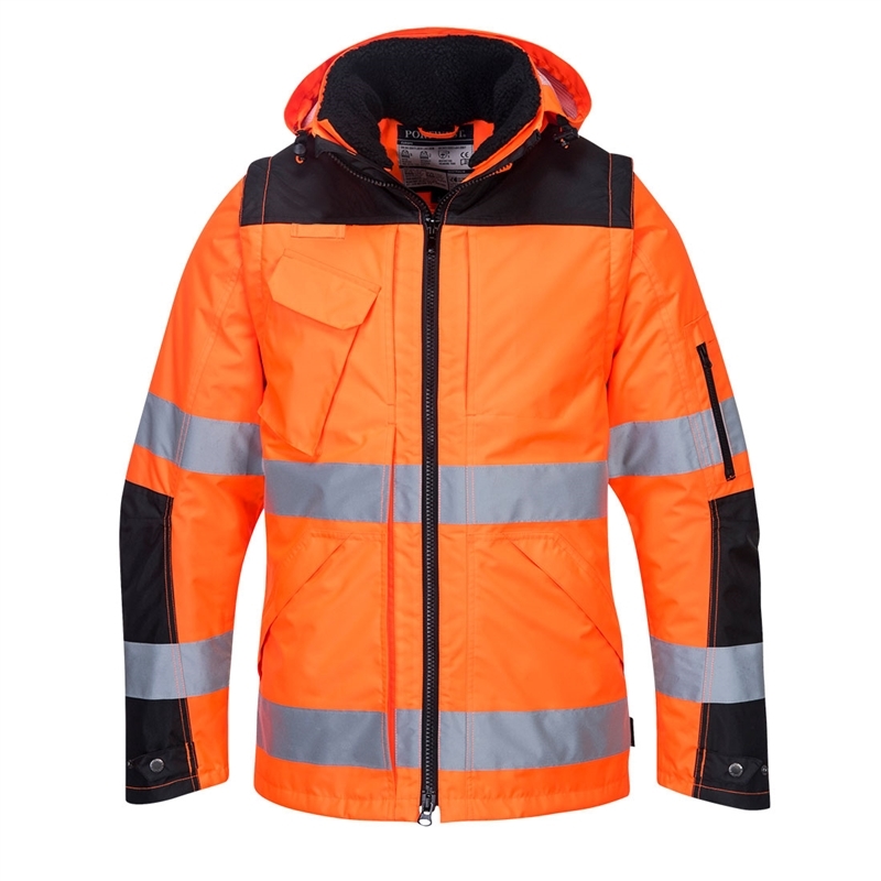 Pro Hi-Vis 3-in-1 Jacket (Yellow/Black, S)