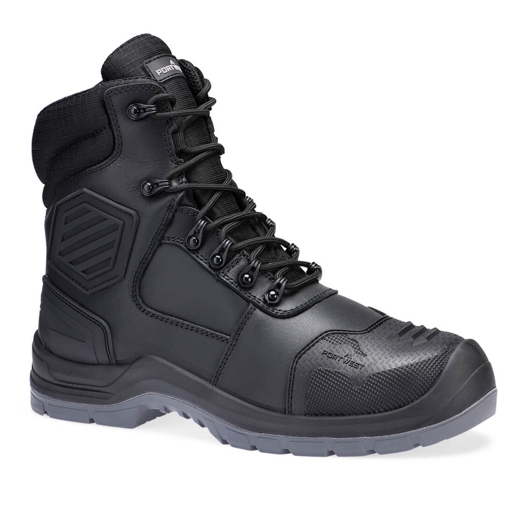 [FD25BKR36] Composite Leather Mid Boot S7L HRO M CI LG SC AN SR FO (36)