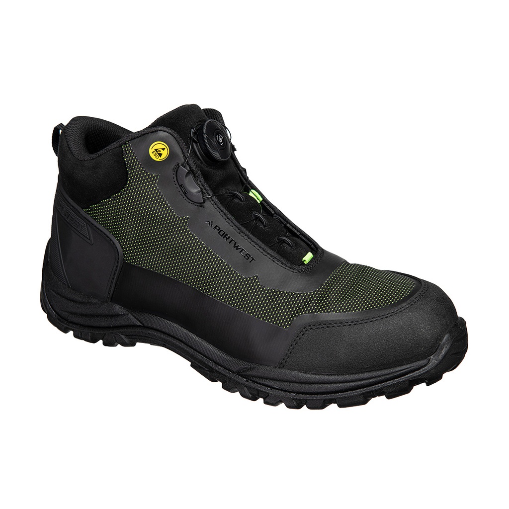 Girder Composite Mid Boot S3S ESD SR FO (37, Black/Grey)