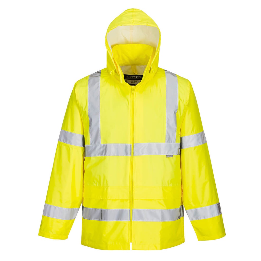 [H440YERXXS] Hi-Vis Rain Jacket (XXS, Yellow)