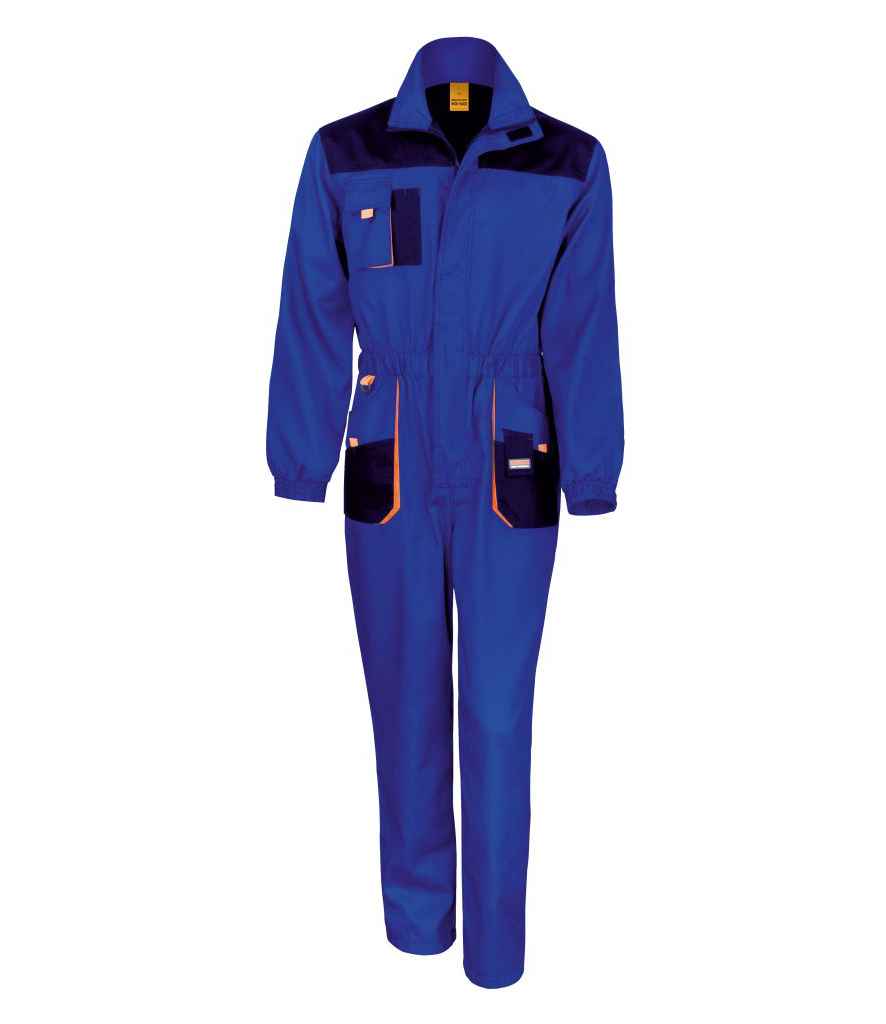 [RS321 RY/NV XS] Result Work-Guard Lite Coverall (XS, Royal Blue/Navy)