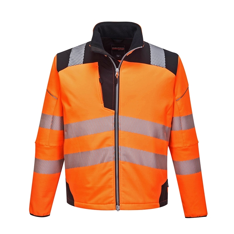 PW3 Hi-Vis Softshell Jacket (Yellow/Black, XS)