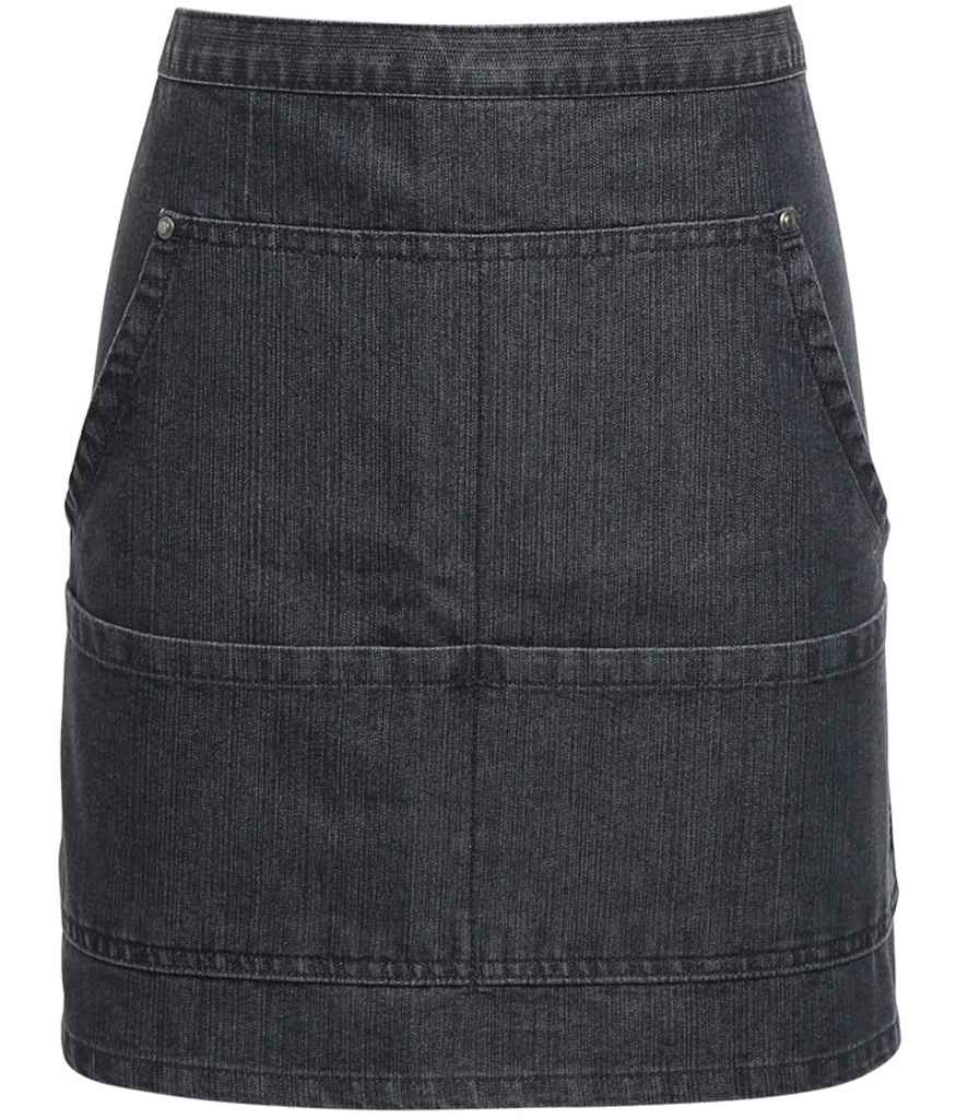 [PR125 BDM ONE] Premier Denim Waist Apron (Black Denim)