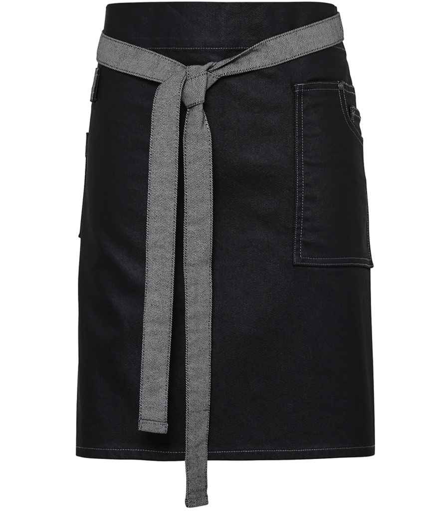 [PR135 BDM ONE] Premier Division Waist Apron (Black Denim)