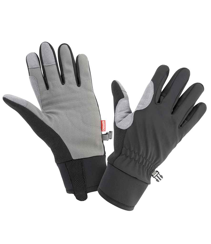 [SR258M BK/GY XS] Spiro Long Winter Gloves (XS)