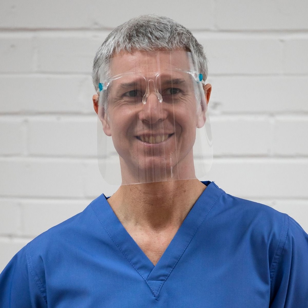 Glasses With Attached Visor