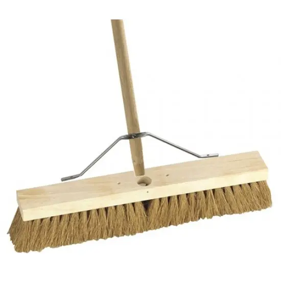 [B-PB18CHB] 18" Soft Coco Platform Broom with 54” Shaft & Stay