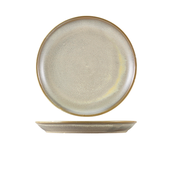 [BC-NCP-PMG24] Terra Porcelain Matt Grey Coupe Plate 24cm