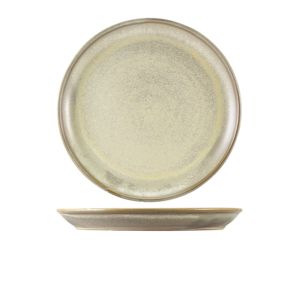 Terra Porcelain Matt Grey Coupe Plate 27.5cm