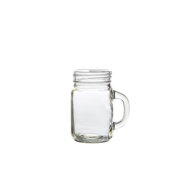 Genware Glass Mason Jar 43.5cl / 14.7oz 120 x 73mm (H x W)