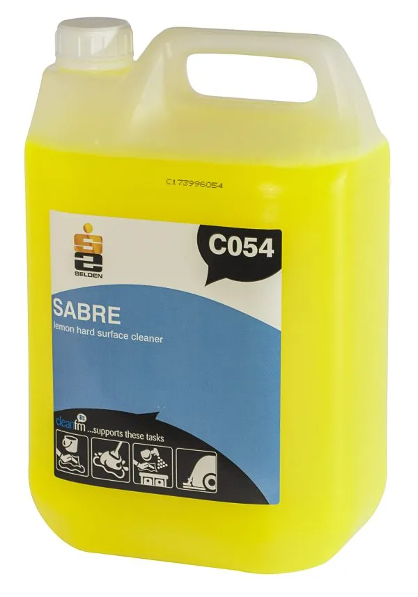 [C-JC0545SE] Sabre Lemon Hard Surface Cleaner (5ltrs)