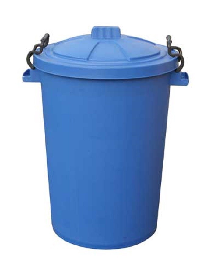 [J-CB85BL] 85 Litre Bin C/W Clip on Lid Blue
