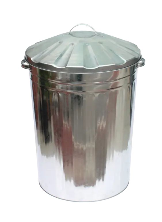 [J-DBG] Galvanised Bin with Steel Lid