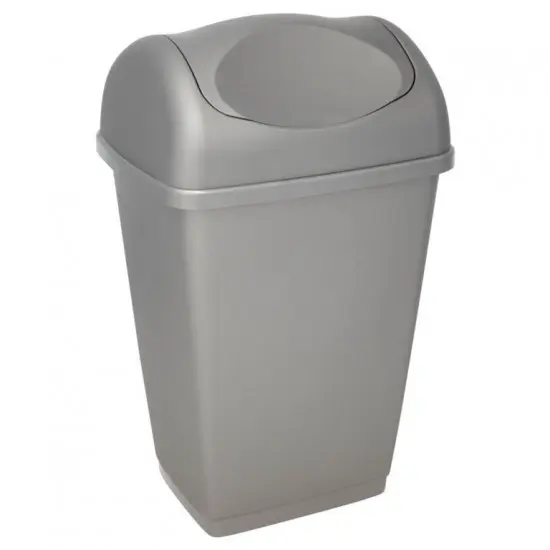 [J-SBC30RS] 25 Litre Swing Bin - Silver