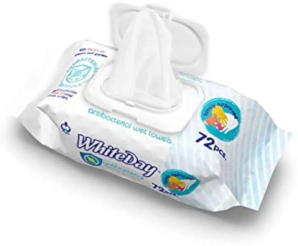 White Day Wet Wipes Pack (100)
