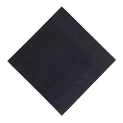 2Ply 24cm Black Cocktail Napkin (4000)